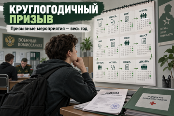 Круглогодичный призыв в армию с 2026 года: что изменилось для призывников